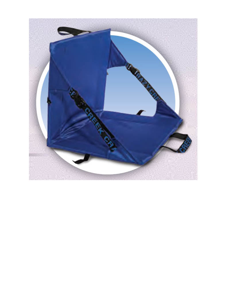 Crazy Creek Chair Blue (Price Incudes $12.00 for Shipping and Handling)